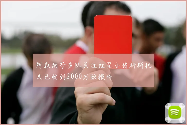 阿森纳等多队关注红星小将科斯托夫已收到2000万欧报价
